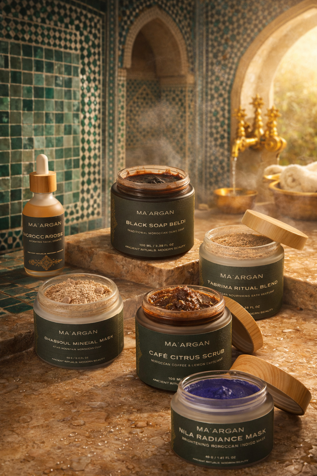 MA’ARGAN Kit - The Complete Hammam Ritual